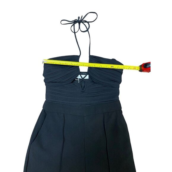 Jonathan Simkhai Sz 4 Jumpsuit Black Classic Preppy Minimalist Designer Wedding - Picture 10 of 10